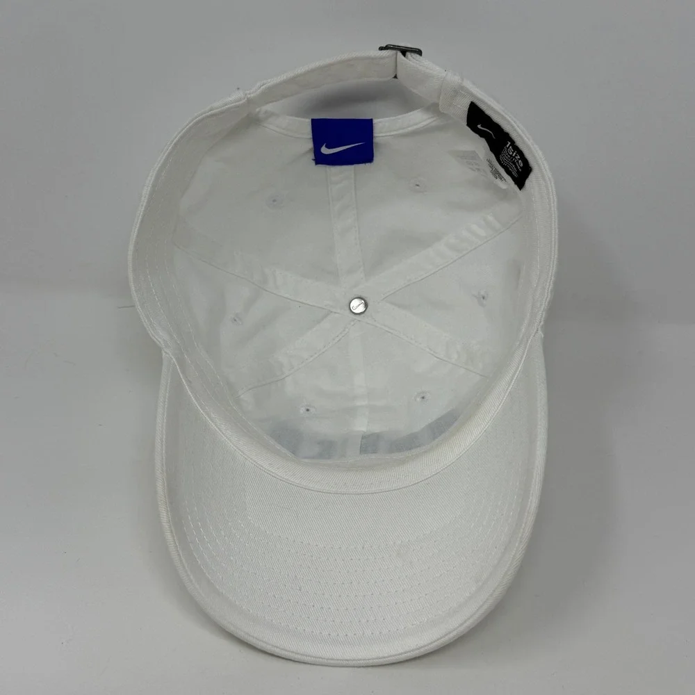 Nike Heritage86 FC Barcelona Barca Hat Womens White Adjustable Dad Cap 92503